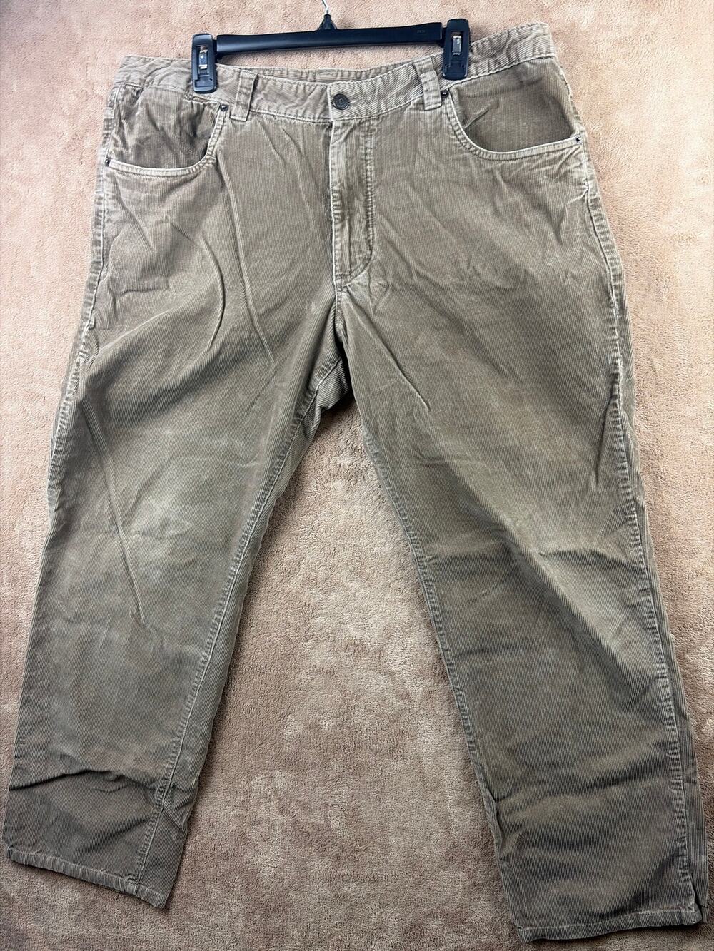 Patagonia Corduroy Pants Mens 38x28 Tan Beige Organic Cotton 5 Pocket Cords